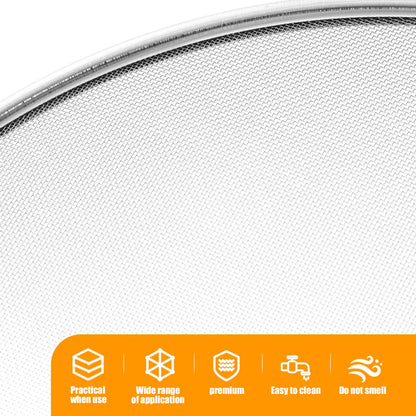 Unomor Oilproof Mesh Lid 15.75 Inch Splatter Screen for Frying Pan Grease Splash Guard Heat Resistant Pan Cover Kitchen Cooking Tool