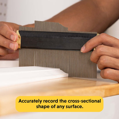 General Tools Contour Gauge 837 - 6" Angle Finder Tool for Home Improvement - Gadgets for Men