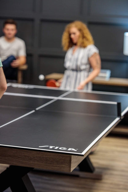 STIGA 4-Piece Table Tennis Conversion Top, Grey - Transform Your Pool Table into A Table Tennis Table