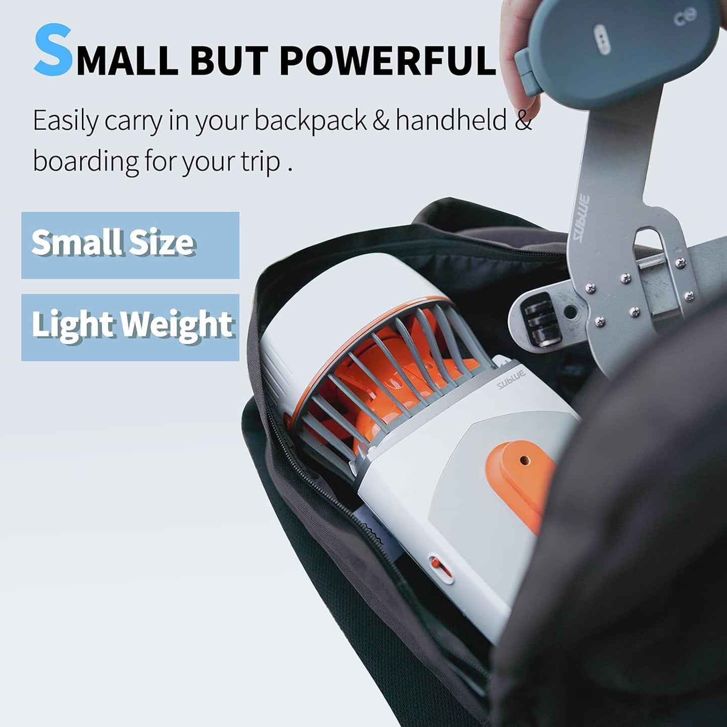 sublue Tini Underwater Scooter with Action Camera Mount Detachable Modular for SUP Paddle Board 2 Gear Speed 45 Minutes Swimming Pool Diving Snorkeling