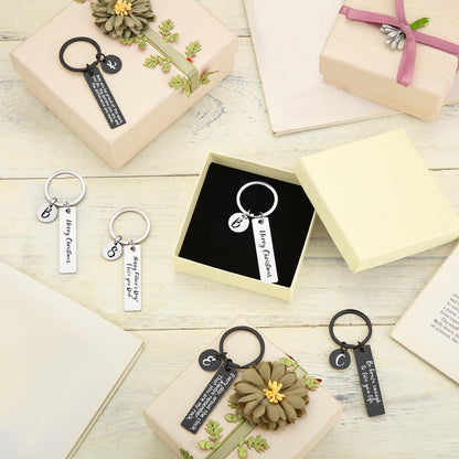 Gisafai 30 Pcs Laser Engraving Stainless Steel Keychain Blanks Engravable Metal Keychains for Graduation Crafts DIY Gifts(Black and Silver)
