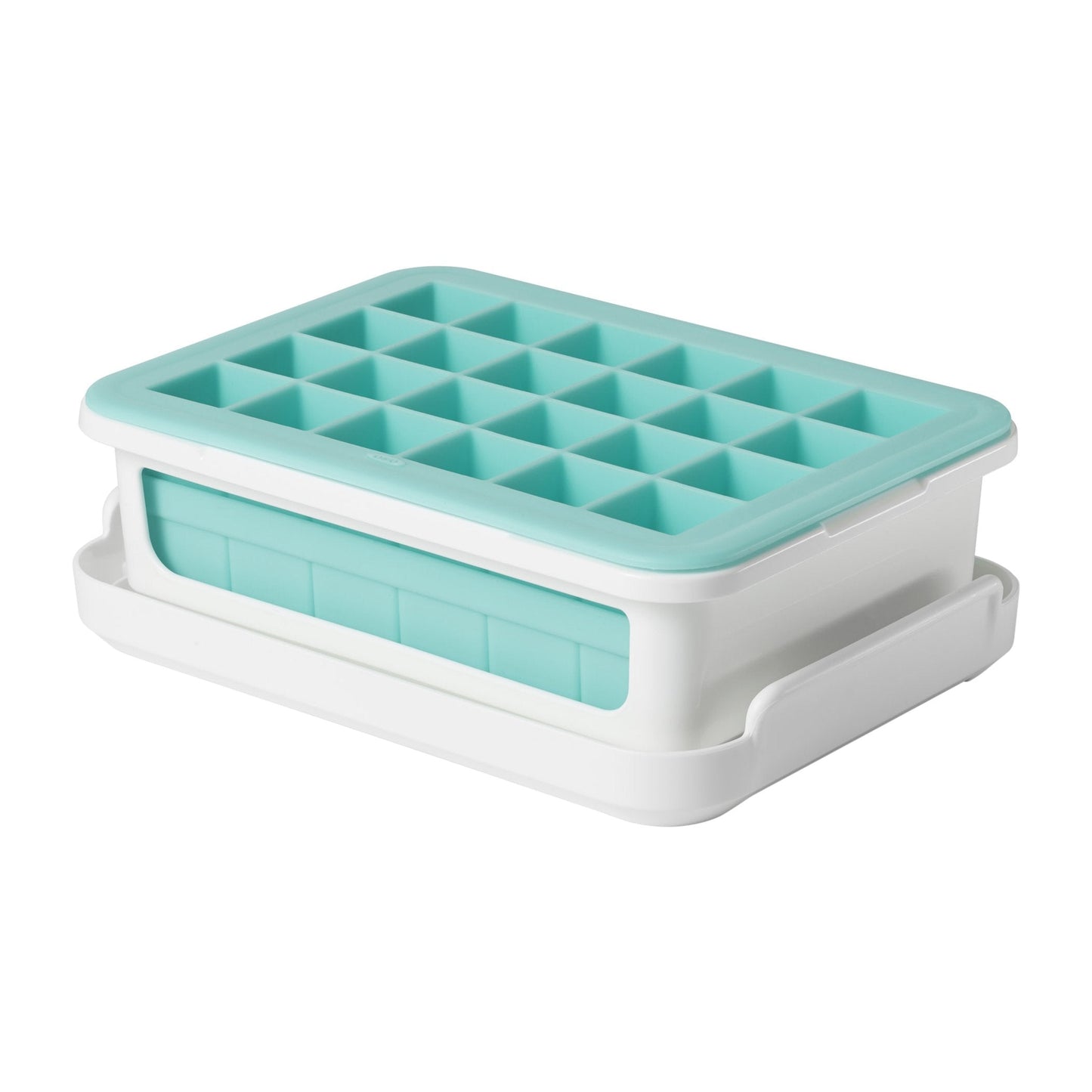 OXO Good Grips Silicone Small Ice Cube Tray with Lid | Ideal for Cocktails