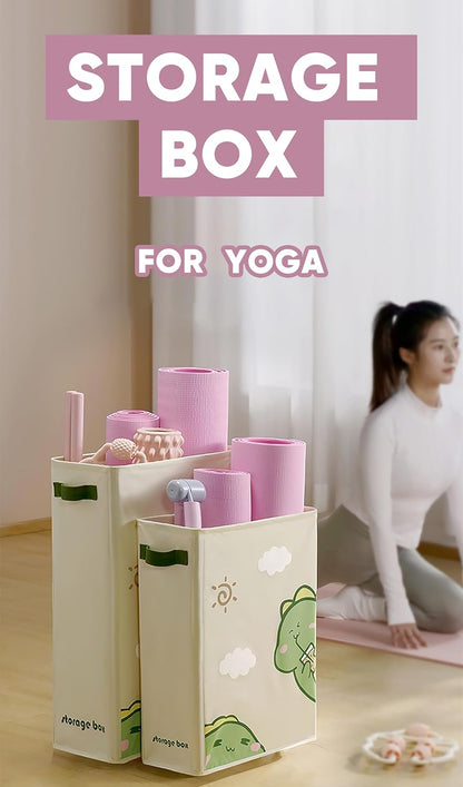 Yoga Mat Storage Racks, Home Gym Storage for Foam Roller, Yoga Strap, Thick Mats & Resistance Bands, Fitness Organizer