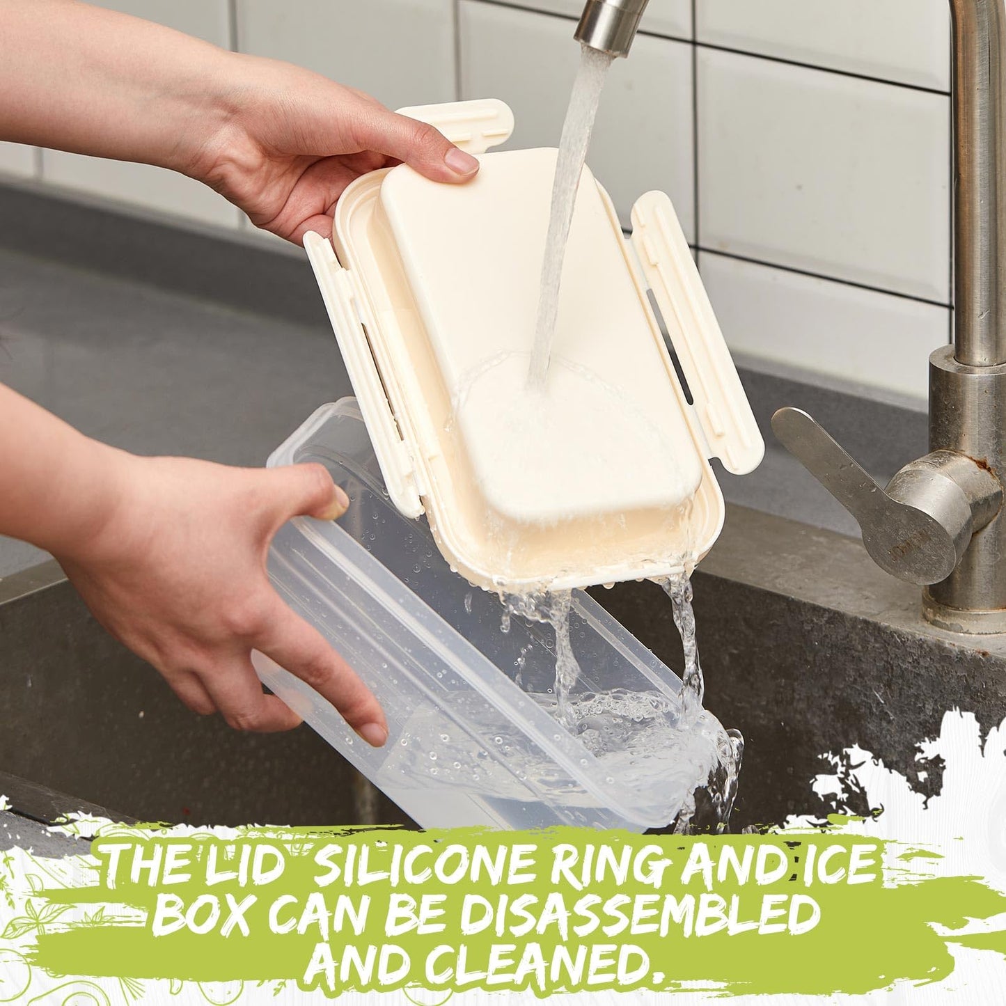 3 Sets Snackle Box with Removable Reusable Ice Pack, Separate Food Containers No Mixing Smells, Clear Cooling Charcuterie Lunch Box Organizer Bulk for Meal Prep, Travel, Beach & Picnic, Outdoor Party