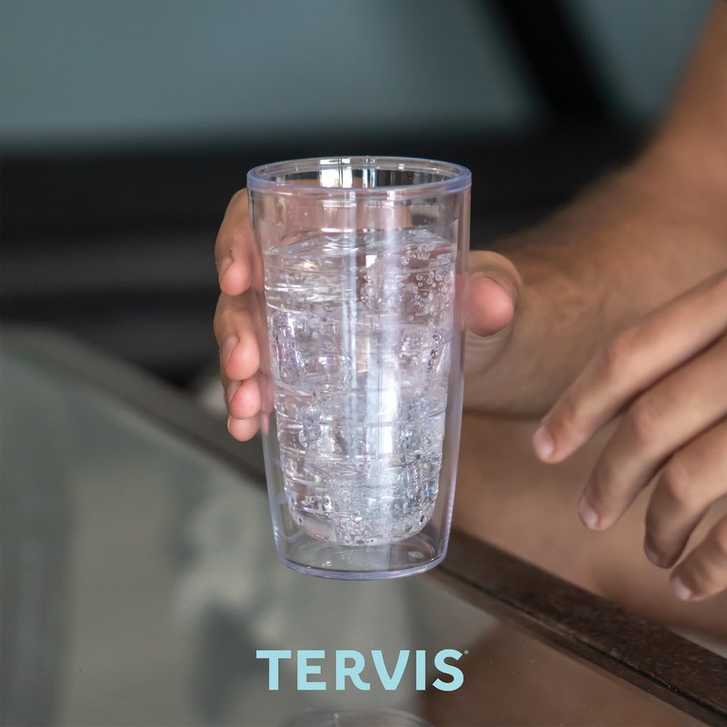 Tervis Made in USA Double Walled Beach House Retreat Collection Insulated Tumbler Cup Keeps Drinks Cold & Hot, 16oz 4pk, Beach Retreat Assorted - No Lid