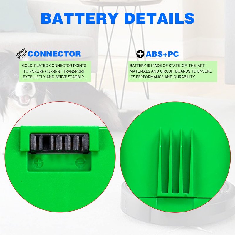 ABL-F Battery Replacement for iRobot Compatible with Roomba i8 i8+ i7 i7+ 7150 7156 7158 7550 7558 i6 i4 4150 i4+ 4550 4552 i3 i3+ 3150 3158 3550 3556 e5 e5152 e5154 e5158 e6 6198 e6198 J7 7550 J7550
