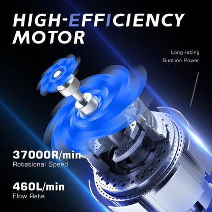 Handheld Vacuum Cordless Upgrade 10000PA, Mini Vacuum with LED Light for Home, Car, and Pet Hair Cleaning