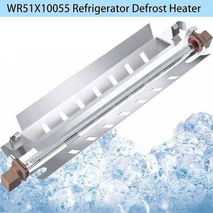 Refrigerator Defrost Heater WR51X10055, Temperature Sensor WR55X10025, Defrost Thermostat WR50X10068 Compatible with GE