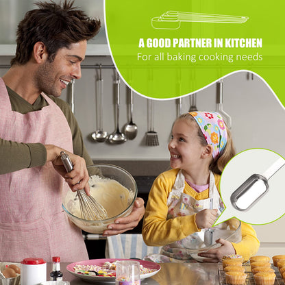 BERYLER 3PCS 1tsp (1/3tbsp, 5ml) Single Measuring Spoon, Stainless Steel Long Handle Individual Teaspoons Only