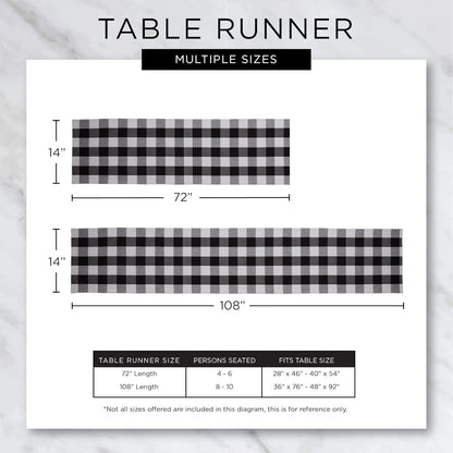 DII Holiday Dining Table Linen Collection - Christmas Table Runner, 14x108, Tartan Holly Plaid, Red & Green