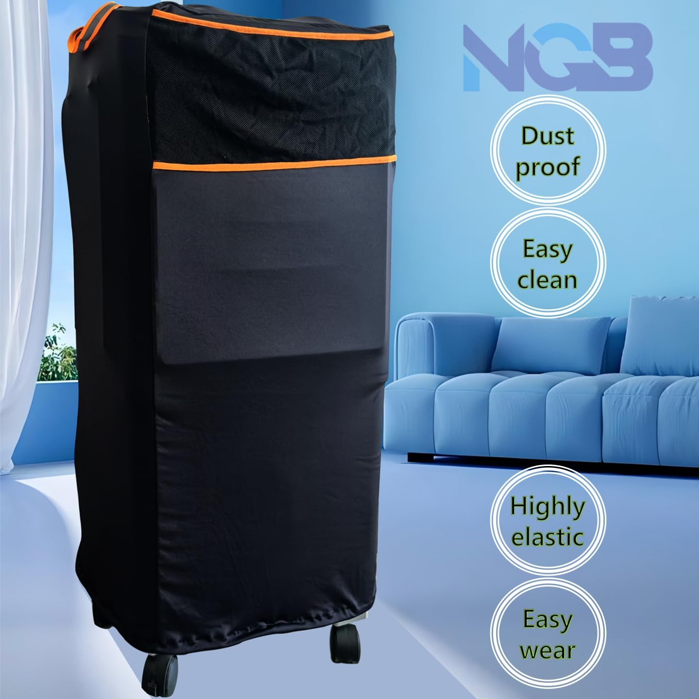 15"x 18"x 30" NGB Portable Air Conditioner Cover, Portable AC Unit Cover Anti-Dust Compact Air Conditioner Storage Bags