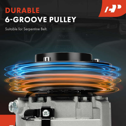 A-Premium Air Conditioner AC Compressor with Clutch Compatible with Hyundai Elantra 2018 2019 L4 1.4L