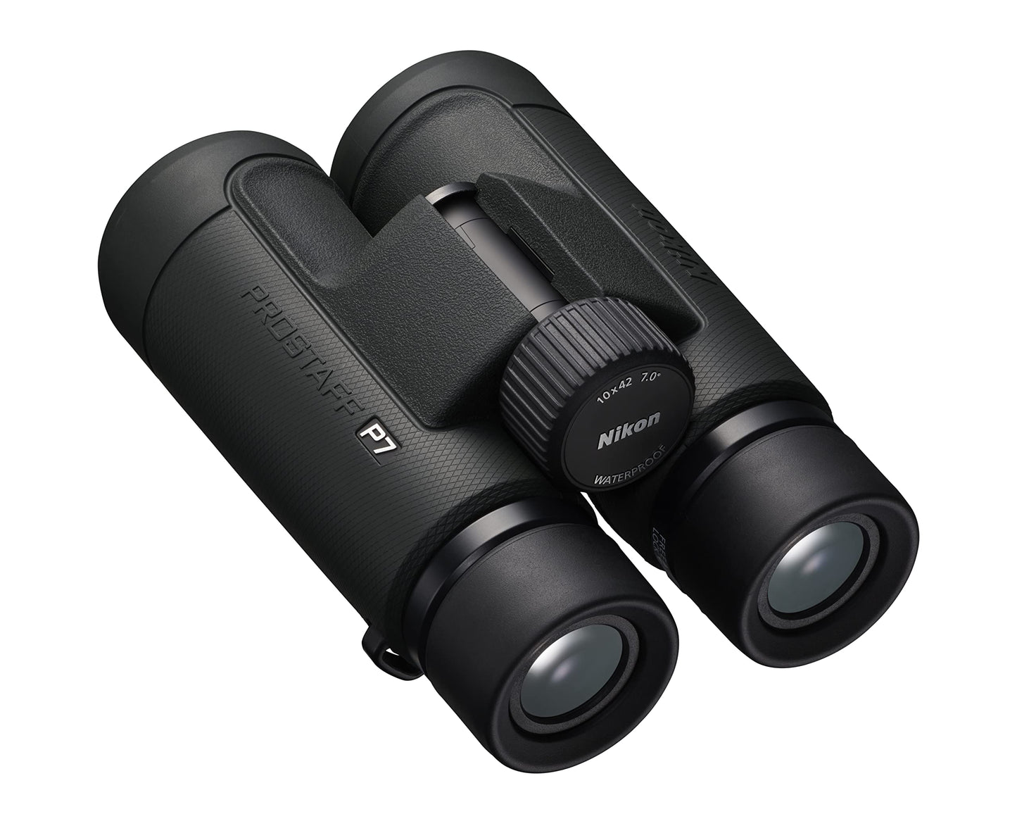 NIKON PROSTAFF P7 10x42mm Binoculars - High-Magnification Wide FOV Waterproof Fogproof Binocular with Multilayer-Coated Clear Lens, Locking Diopter - Wildlife Nature Observation Optic (16773)