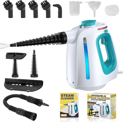 12pcs Steam Cleaner,Steamer for Cleaning,Steam Cleaner for Home,Cleaning With Lockable Steam Button and Accessories,at