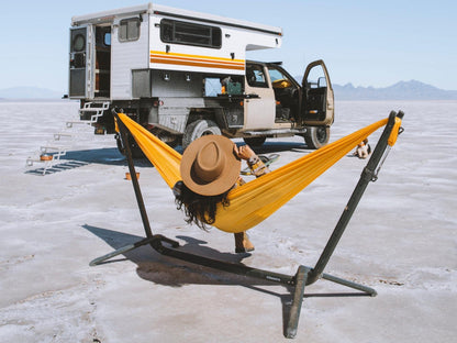 Kammok: Swiftlet Portable Hammock Stand | Lightweight, 15lbs, Easy, Fast Setup, Chair Mode. (Carry Bag with Straps. Made for Home-to-Travel, Camping, Park, Backyard), *Hammock Sold Separately*