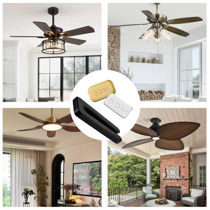 Ceiling Fan Balancing Kit -8 Sets with Self-Adhesive 3g of 5g Weights and Clips - Stop Wobbling, Easy Installation, Universal Fit for Most Fans