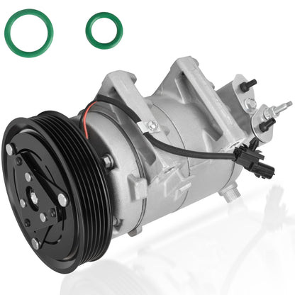 HYR AC Compressor with Clutch Fit for Nissan Rogue 2.5L 2008-2013, Rogue Select 2.5L ‎‎2014-2015, Replace# CO 11200C 97490 92600JM01C Air Conditioning Compressor