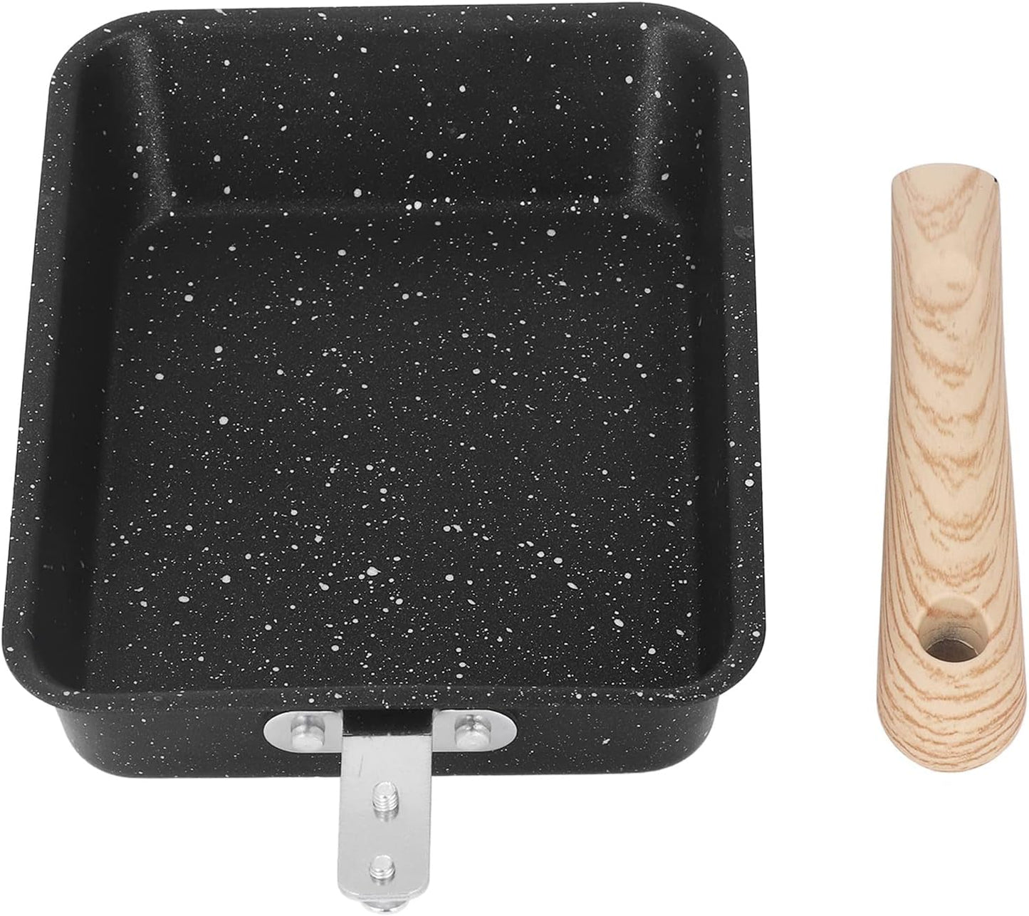 Breakfast Flat Pan, Tamagoyaki Omelette Pan, Non Stick Iron Square Frying Pan for Home Kitchen