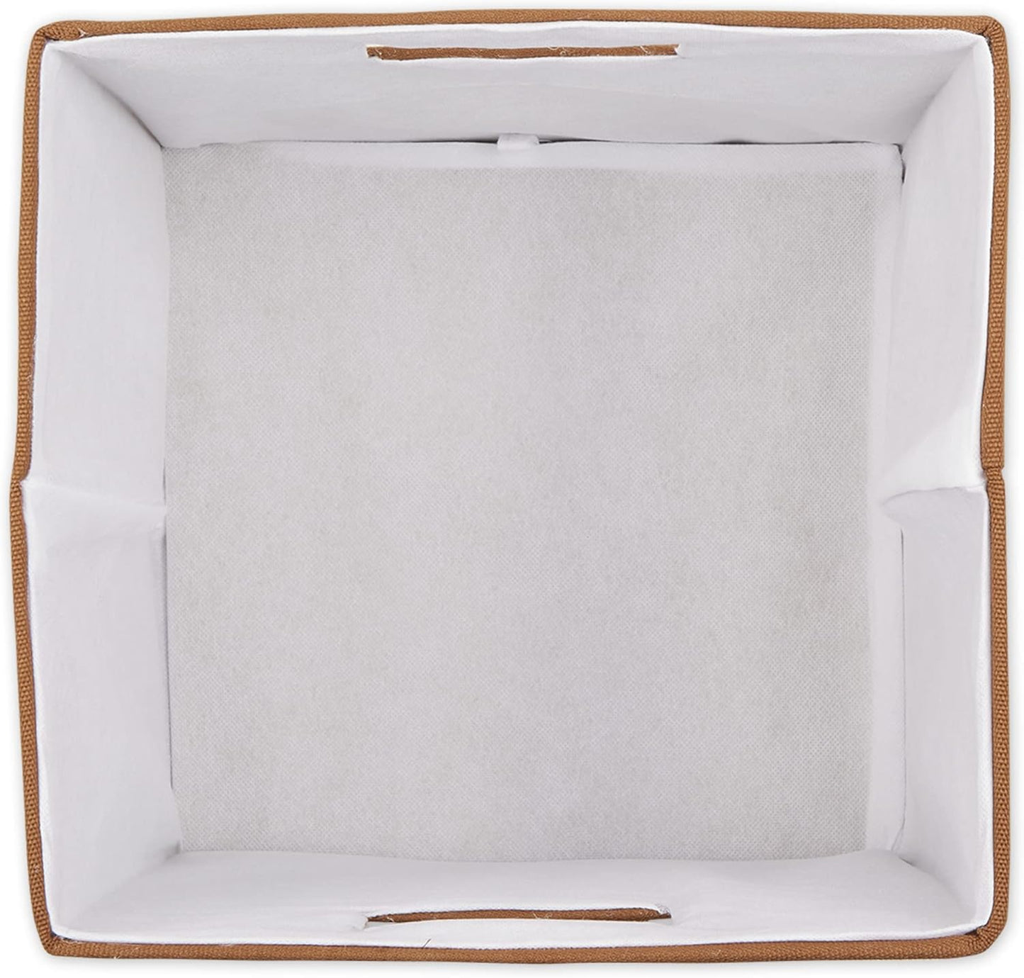 13x13x13, DII Collapsible Polyester Storage Cube, Solid, Lightweight and Durable, Large Square, Cinnamon