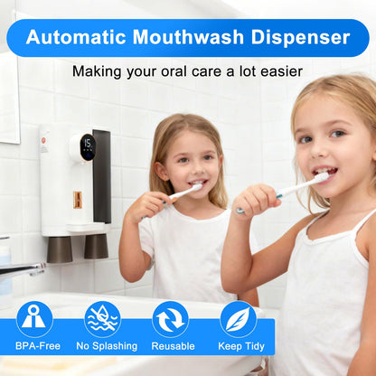 Automatic Mouthwash Dispenser for Bathroom (20.3 oz)