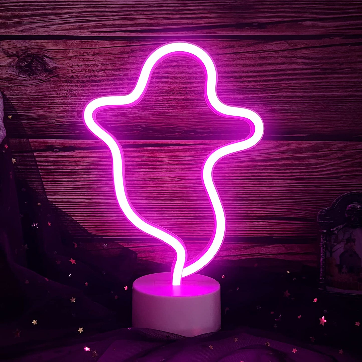 Let's Party Neon Sign, LED Neon Lights for Bedroom Wall Decor, Art Decorative Lights for Bachelorette Party, Engagement Party, Birthday Party, Living Room, Gamer Room Decor Aesthetic (Warm White)