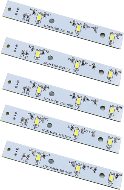 WR55X26671 LED Light Board for GE Refrigerator, 5 Pcs