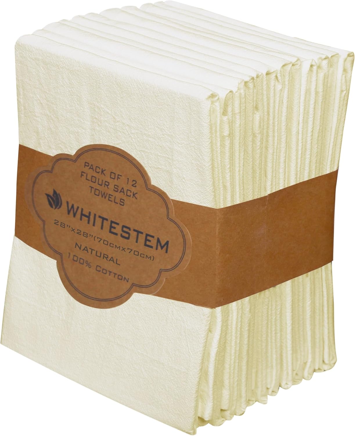 28 28 Pack 12 Flour Sack Towels x of Cotton Kitchen Towels, Dish Towels and Tea Towels for Embroidery, Thick Absorbent