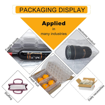 Air Cushion Machine - JZBRAIN YE300 Air Pillow Machine 110V Air Pillow Maker Business Inflatable Air Packaging System with Sealing Speed 7.2-9.8FT/min for Shipping + 100m Free Test Film (Grey)