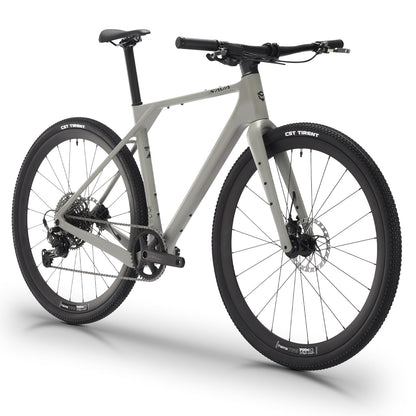 SAVADECK Carbon Gravel Bike - T800 Carbon Frame & Fork | Shimano U6000 11-Speed Groupset | Hydraulic Disc Brakes | 700CX40mm All-Terrain Tires | Men & Women Road/Off-Road Bicycle (Gray, 53cm)