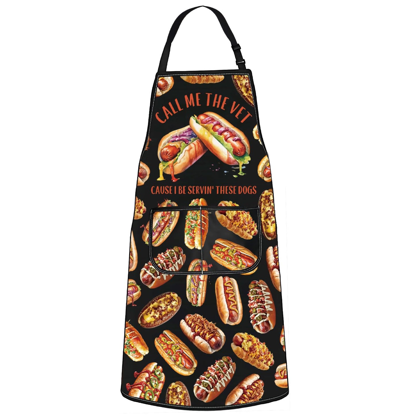 G2TUP Hot Dog Kitchen Apron Hots Dogs Cooking Apron Hots Dogs Maker Gifts Hot Dog Chef Apron Fast Food Lover Gifts (CALL ME THE ap)