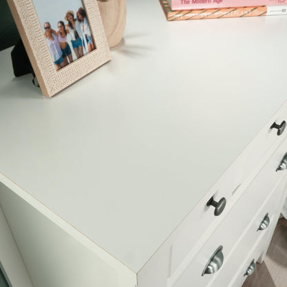 Sauder Shoal Creek Bedroom 4-Drawer Chest, in Soft White finish