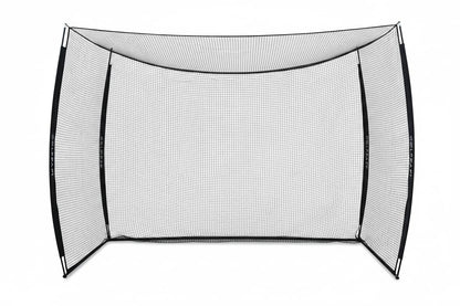 GOLF PAPi Mobile Golf Simulator Net – 10ft Compact Practice Net with Steel Frame & Impact Screen – Indoor & Outdoor Golf Training for Backyard, Garage & Home Sim Setup (Without Simulator Screen)