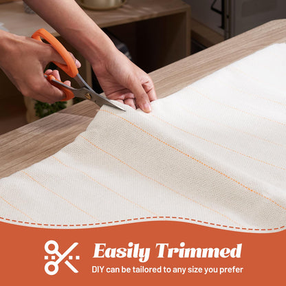 BESGEER 80" × 80" Tufting Cloth with Marked Lines - Monks Cloth for Rug tufting kit, Primary Tufting Cloth for Cut and Loop Pile Tufting Guns, Rug-Punch