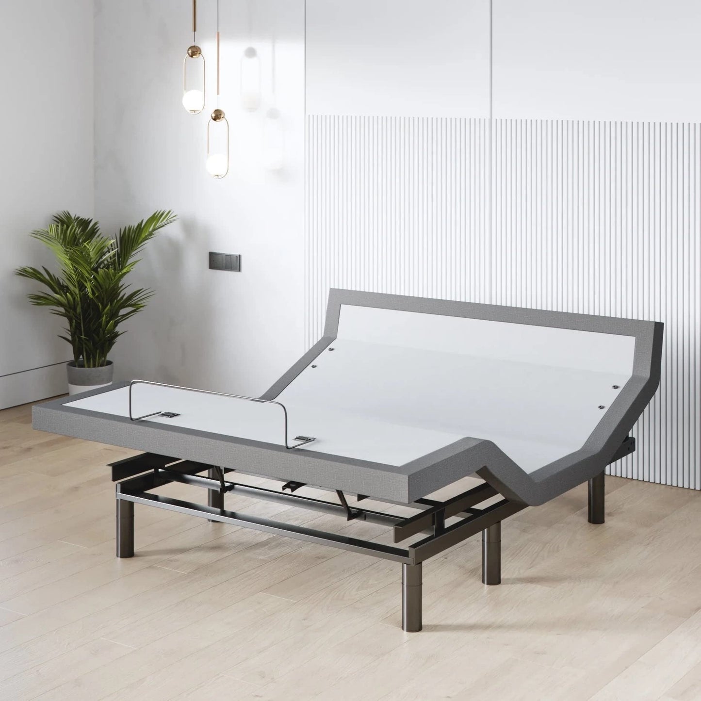 Sven & Son Harmony Adjustable Bed Base, Head and Foot Lift, Massage, Under-Bed Lights, USB, Memory, Zero Gravity Smart Frame - Full