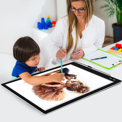 PICOVISTA A2 Light Pad for Diamond Painting, LED Tracing Light Box with 3 Color Modes and Adjustable Brightness Battery Powered Light Board for Weeding Vinyl, Drawing, Sketching, Artists, Tatoo