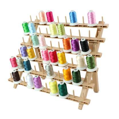 Laflare Braid Rack 60 Spools, PP Braiding Hair Stand, Thread Rack, Sewing Organizer, Quilting, Embroidery - Versatile Extension Holder