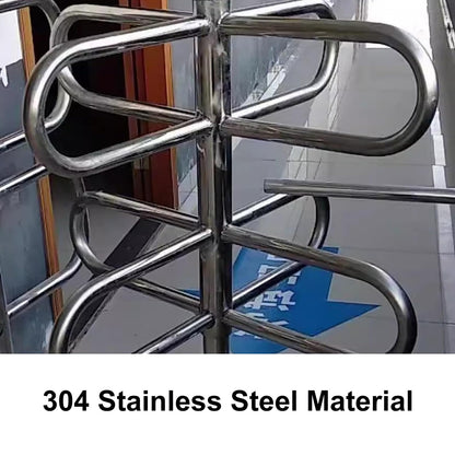 Manual Swing Gate, One-Way Push-in Rotating Barrier for Entrance Control in Supermarkets and Factories