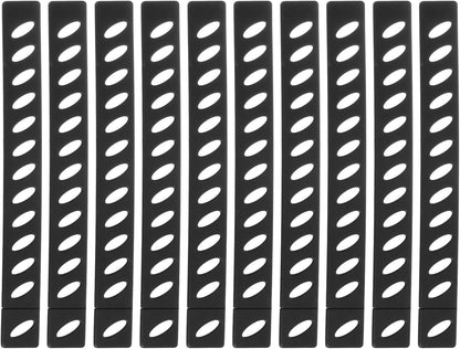 uxcell 30Pcs Knife Edge Guards, Universal Blade Covers Plastic Knife Sheath for Kitchen, Black