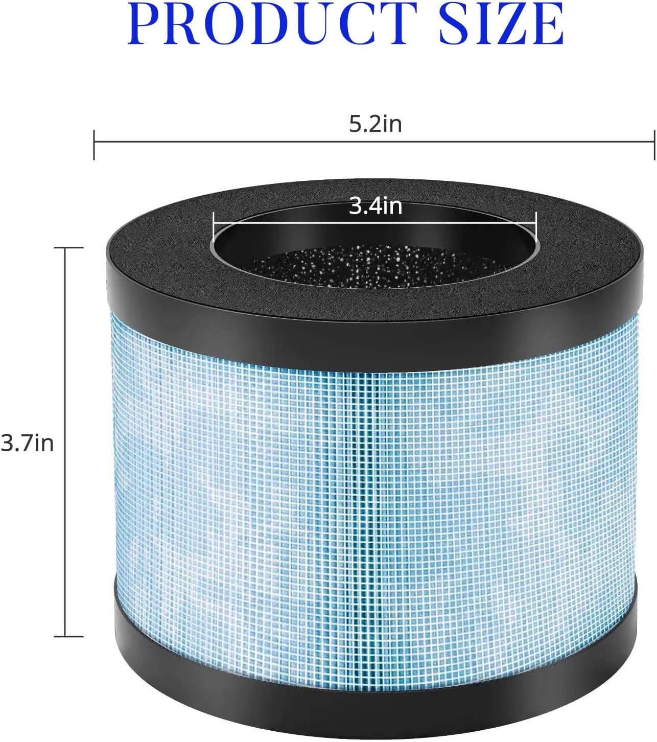 HIFROM MK01 Replacement Filter Pack of 1, MK06 H13 True HEPA Compatible with Aroeve MK01 MK06, Kloudi DH-JH01