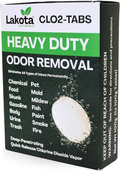 Chlorine Dioxide Fogger Kit - Professional Strength Odor Remover for Home, Car & RV | Easy to Use Deodorizer