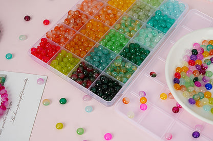 1500 Pieces 5 * 8mm Abacus Glass Beads for Jewelry Making,48 Colors Special Glass Beads Friendship Beads for Bracelet Necklaces Making and DIY Crafts,Great Gifts for 6-Year-Old Girls