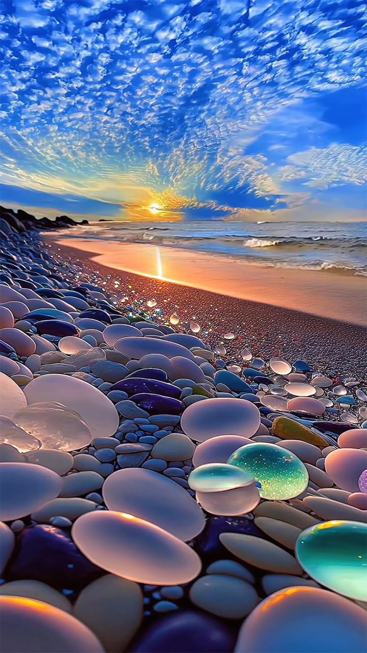 ZHUMUTO Large 5D Diamond Art Painting Kits for Adults,15.7x27.5inch Landscape Beach A DIY Full Round Drill Diamond Dots Large Size,Big Gem Art and Crafts for Home Wall Decor Gifts