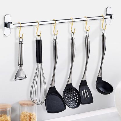 Ultimate Hanging Hooks Set, 3.55inch Gold S Hooks for Heavy Duty Hanging, Ideal for Plants, Baskets