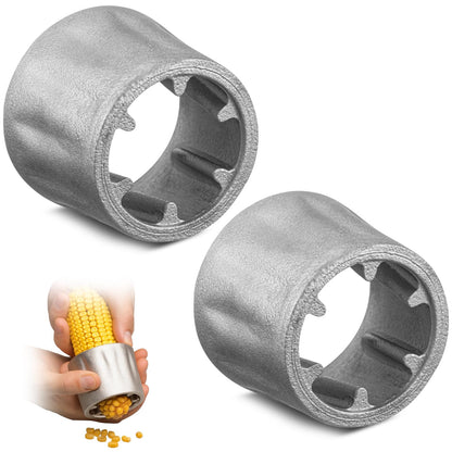 MorningRo 2 Pcs Hand Dry Corn Sheller Desgranador De Elote Portable Corn Stripper Shucker Tool for Protect Fingers Seed Family Kitchen Farm Granaries Supplies