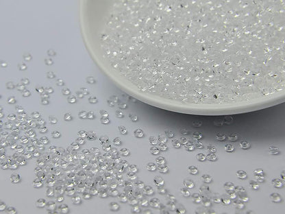ZKC 4.5mm 10000PCS Clear Crystal Acrylic Diamond Vase Fillers - Beads for Wedding Centerpiece Decorations