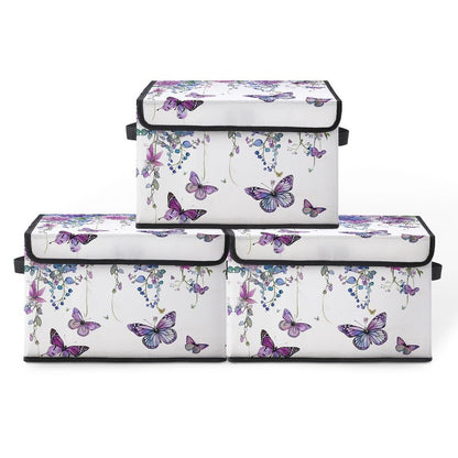 Dawuyu Stackable Clothes Storage Bins with Lids,Closet Organizers Fabric Box for Home and Office,Blanket Clothes Organizers,Under Bed Storage Containers 3 Pack.