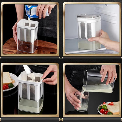 Greek Yogurt Strainer Large Capacity, Yogurt Maker with Stainless Steel Mesh Filter, Whey Separator for Thick Creamy Yogurt, Cheese, Labneh & Kefir, BPA-Free Food Grade Container