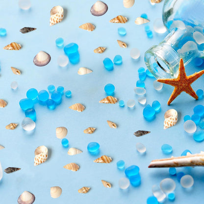 Ira Pollitt Tiny Natural Mixed Ocean Sea Shells, 500pcs, Tiny Miniature Beach Critter Seashells for Crafts, Home