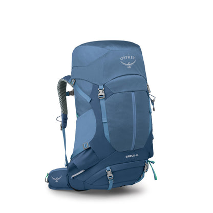 Osprey Sirrus 44L Women's Hiking Backpack - Lightweight Backpacking Pack with Waterproof Raincover - Camping Bag, Sevres Blue