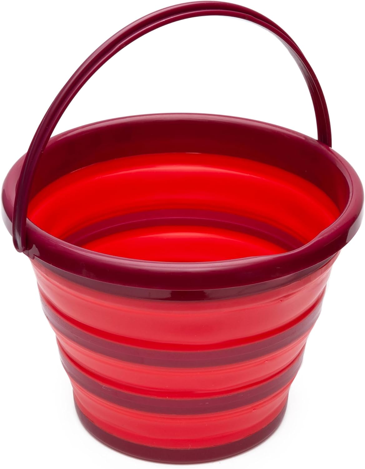Cambridge Robert Irvine 10-Quart Collapsible Ice Bucket, 1 Count, Red